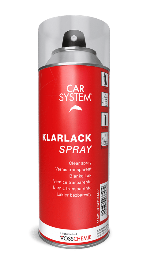 Blanke lak in spuitbus