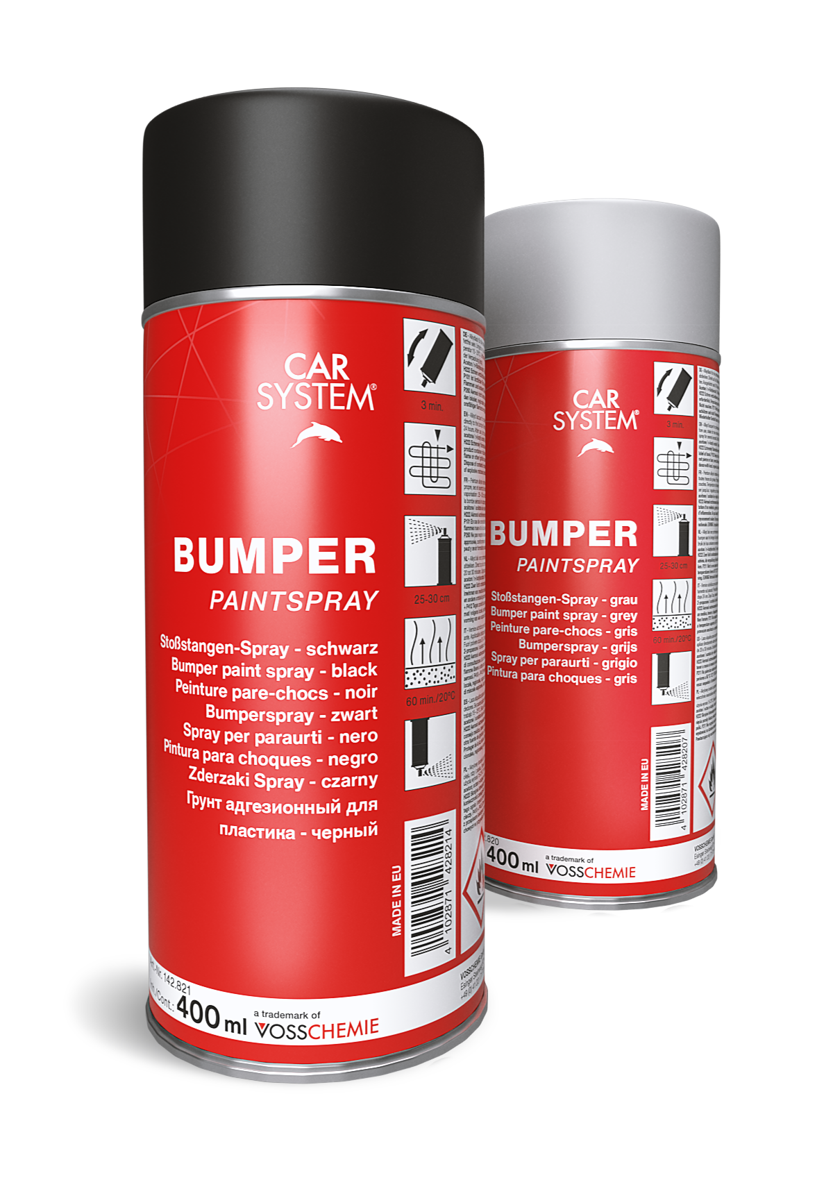 Carsystem Bumper Paint Spray | Spuitbus 400ml