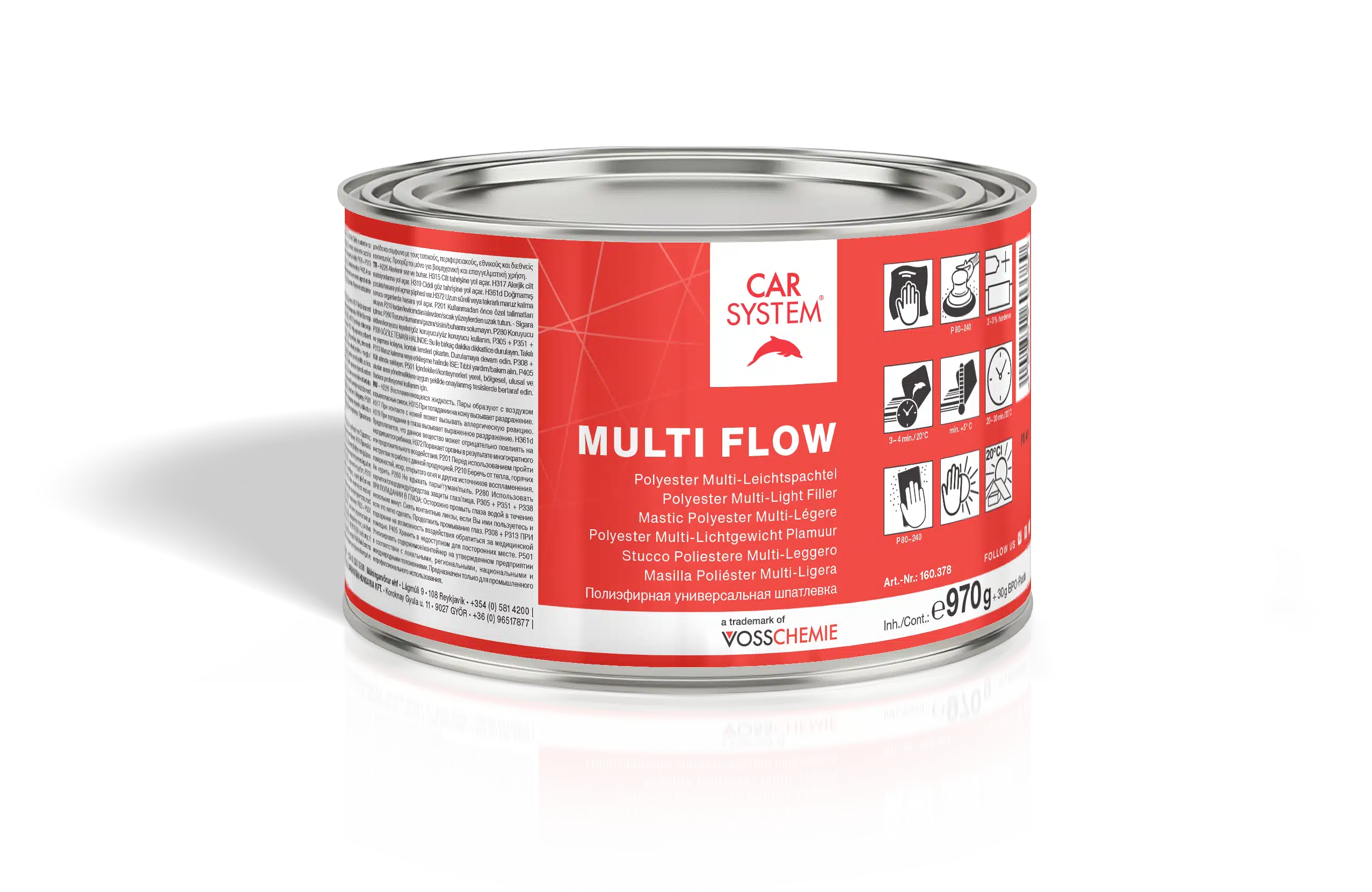 Carsystem Multi Flow | Polyester Multi Light Putty