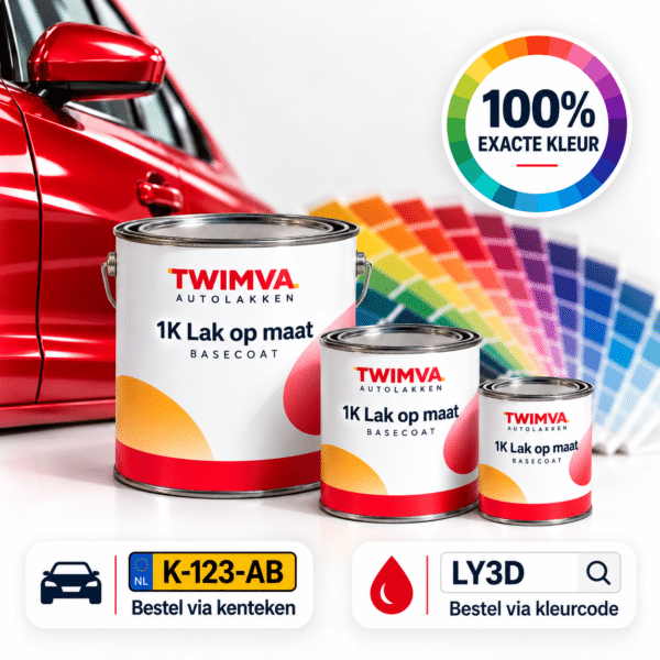 Lak op maat 1K | Basecoat lak op kleur gemengd