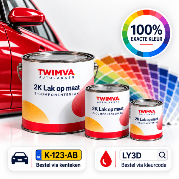 Lak op maat 2k | 2k lak op kleur gemengd