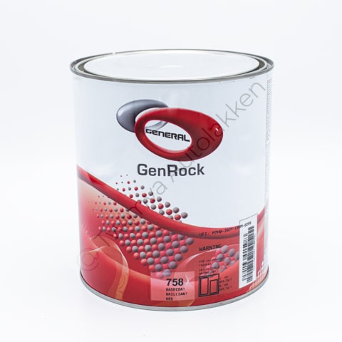 GenRock Basecoat Brilliant Red