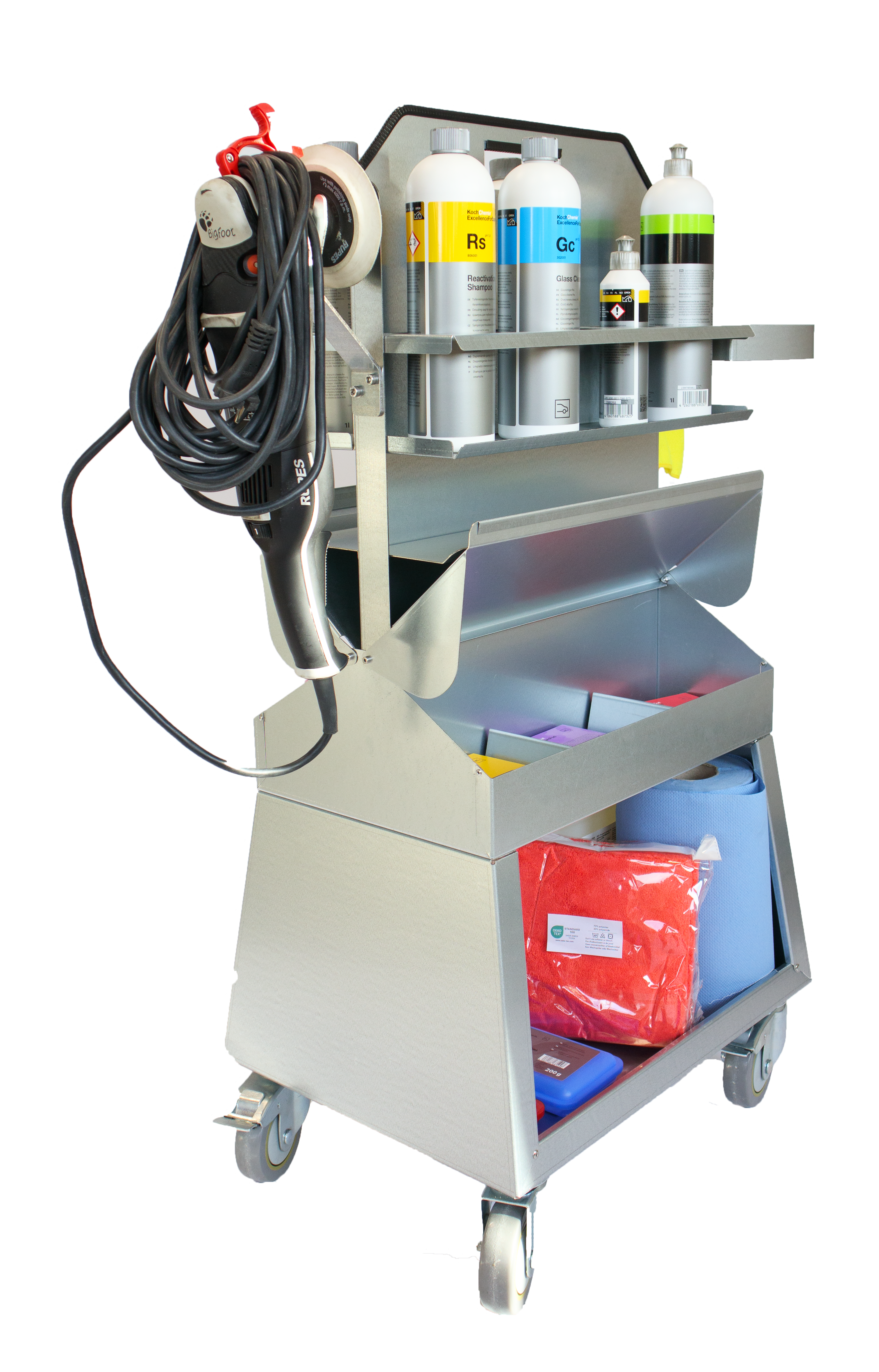 B-TEC Jimmy Detailwagen polijst trolley - Afbeelding 2