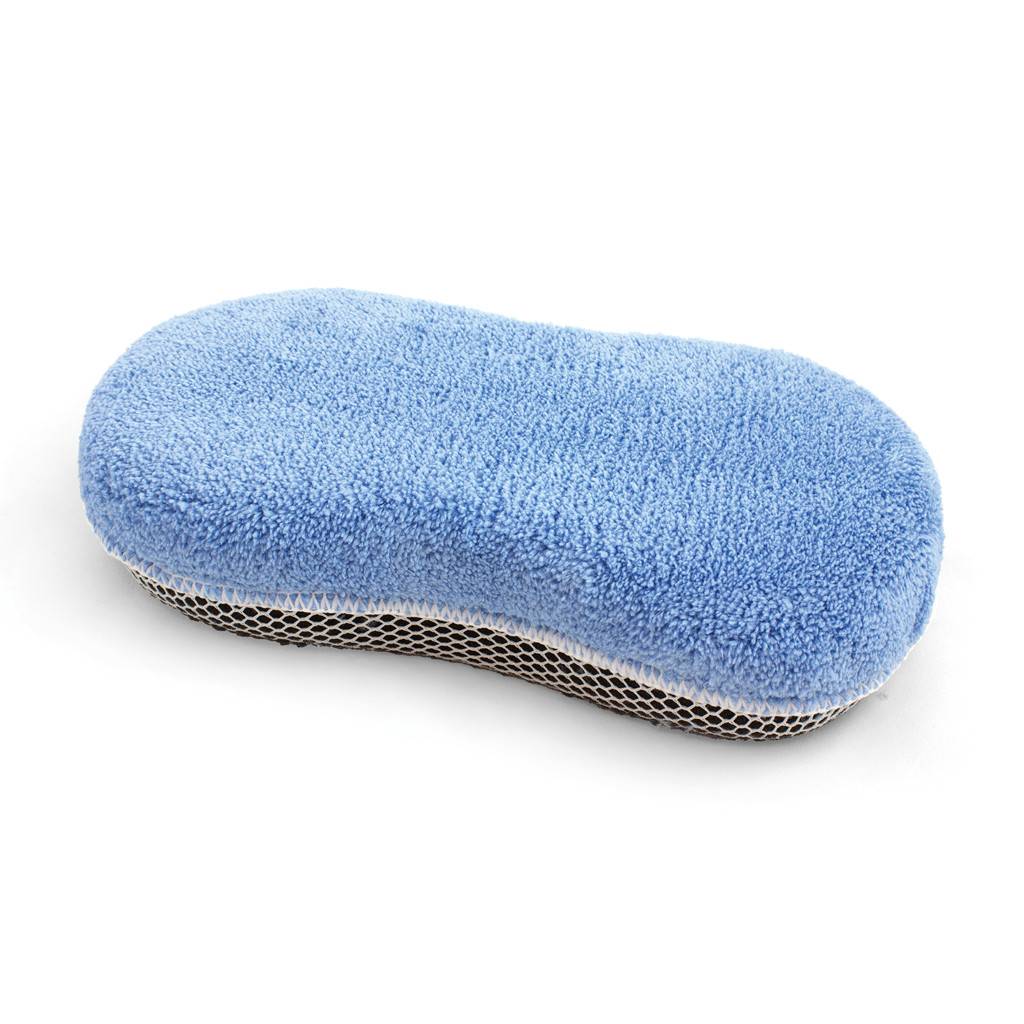 Microvezelspons Blauw 2 in 1